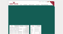 Desktop Screenshot of edentravel.com.vn